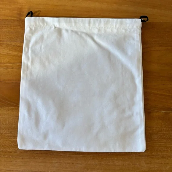 Balmain White Logo Drawstring Bag - Picture 3 of 6